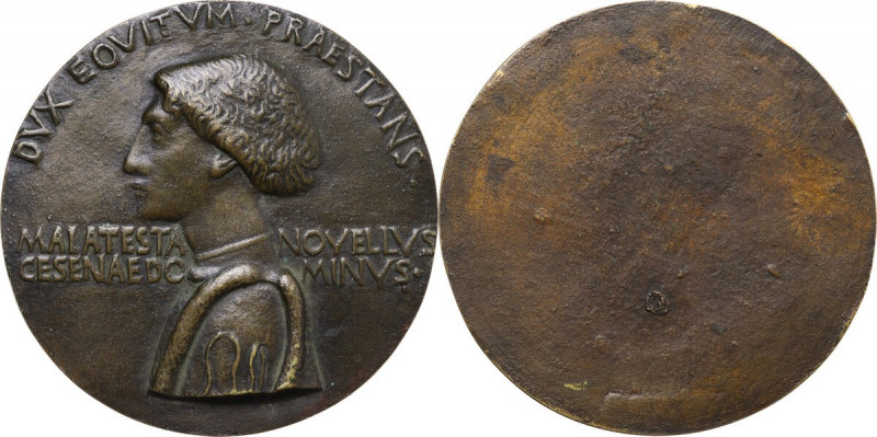 Novello Malatesta (1429-1465). Medaglia unifacie. D/ DVX EQVITVM PRAESTANS. Bust...