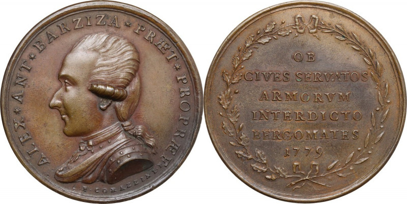 Alessandro Antonio Barzizza (1747-1815), Pretore e Vice Prefetto di Bergamo. Med...