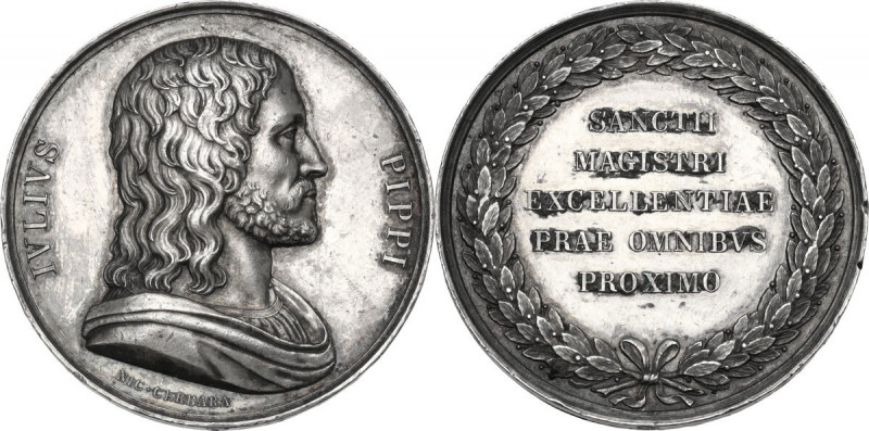 Giulio Pippi de' Jannuzzi, detto Giulio Romano (1499-1546). Medaglia, XIX sec. D...