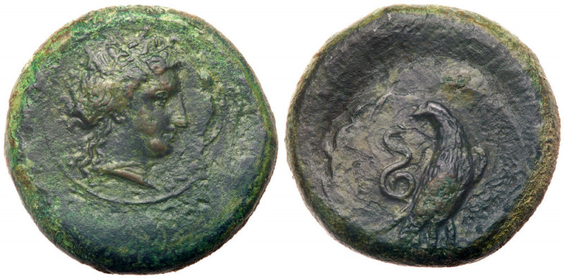 Sicily, Herbessos. &AElig; Dilitron (19.37 g), ca. 340-335 BC. [EPBE&Sigma;&Sigm...