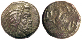 Cimmerian Bosporos, Pantikapaion. Æ (7.74 g), ca. 310-304/3 BC. VF