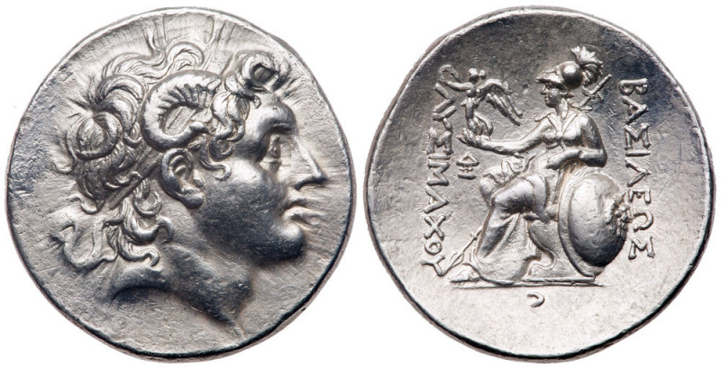 Thracian Kingdom. Lysimachos. Silver Tetradrachm (17.19 g), as King, 306-281 BC....