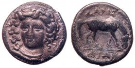 Thessaly, Larissa. Silver Obol (0.83 g), ca. 356-337 BC. VF