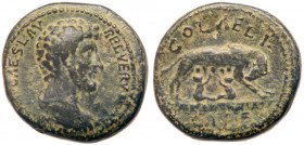 Lucius Verus. Æ Medallion 32 mm (34.01 g), AD 161-169. VF