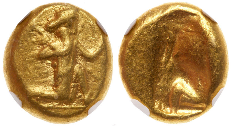 Achaemenid Kingdom. Darios I to Xerxes II. Gold Daric (8.33 g), ca. 485-420 BC. ...