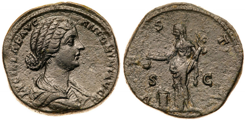 Lucilla. &AElig; Sestertius (24.80 g), Augusta, AD 164-182. Rome, AD 164-166. LV...