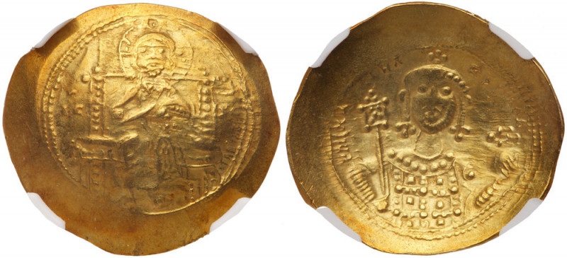 Michael VII Ducas, 1071-1078. Gold/Electrum Histamenon Nomisma (4.4g). Mint of C...