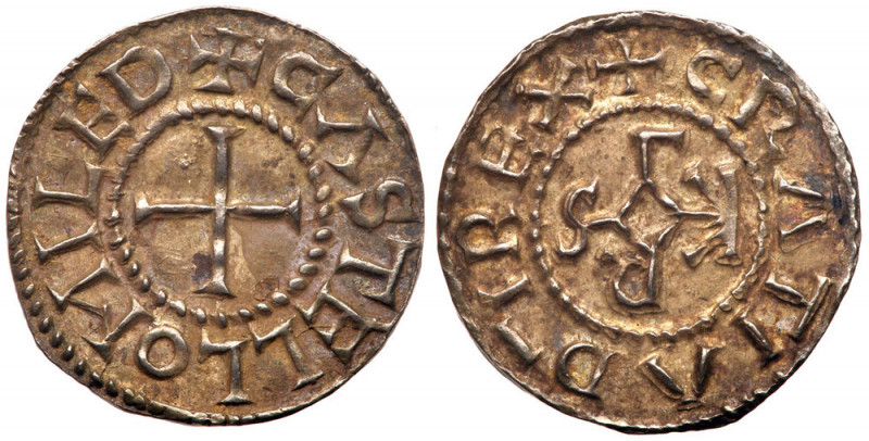 France-Carolingian. Denier, ND. Dep-633. Le Mans Mint. Charles the Bald, 840-877...