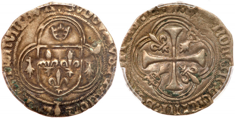 France. Billon Blanc de Bretagne, undated. Ciani-930; Dup-666. Louis XII, 1498-1...