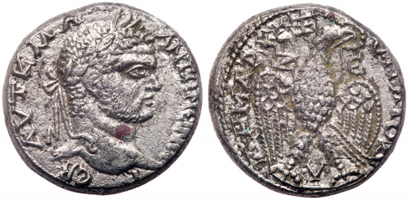 Commagene, Zeugma. Caracalla. AD 198-217. AR Tetradrachm (24mm, 12.63 g). Struck...