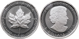 Canada. 2019 Modified Proof Maple Leaf (from the Pride of Two Nations Coin Set) Silver $5. NGC PF70