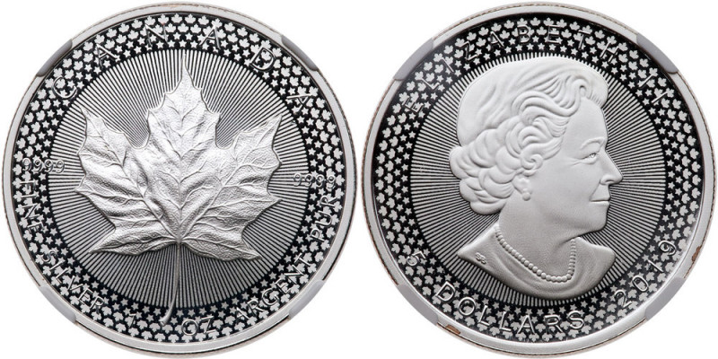 Canada. 2019 Modified Proof Maple Leaf (from the Pride of Two Nations Coin Set) ...