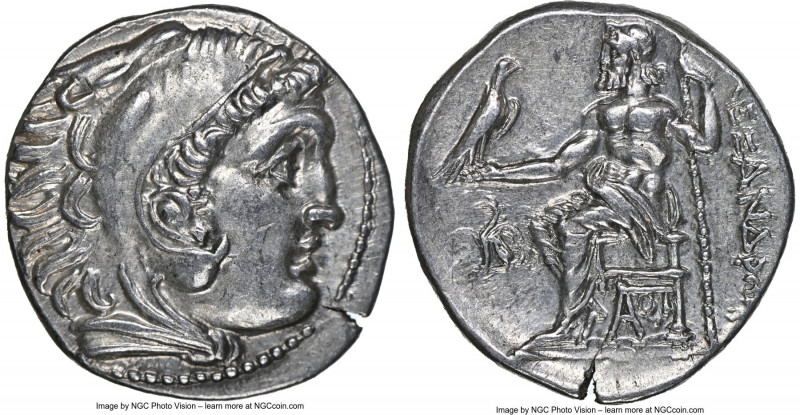 MACEDONIAN KINGDOM. Alexander III the Great (336-323 BC). AR drachm (18mm, 2h). ...