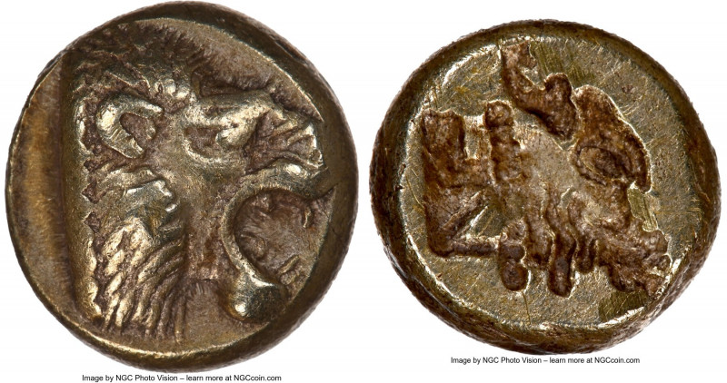 LESBOS. Mytilene. Ca. 521-478 BC. EL sixth-stater or hecte (10mm, 2.52 gm, 7h). ...