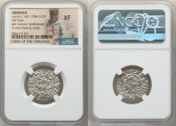 Cilician Armenia. Levon I 4-Piece Lot of Certified Trams ND (1198-1219) XF, 22mm. Levon I enthroned facing / Two lions & Cross. Sold as is, no returns...