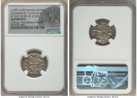 La Marche. Hugh IX-X 4-Piece Lot of Certified Deniers ND (1199-1249) Authentic NGC, Struck in the name of Louis. Weights range from 00.71-0.99gm. Sold...