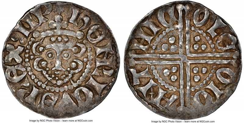 Henry III (1216-1272) Penny ND (1248-1250) AU58 NGC, Canterbury mint, Nicole as ...