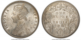 British India. Victoria Rupee 1901-B MS62 PCGS, Bombay mint, KM492, SW-6.164, Prid-188. 

HID09801242017

© 2022 Heritage Auctions | All Rights Reserv...