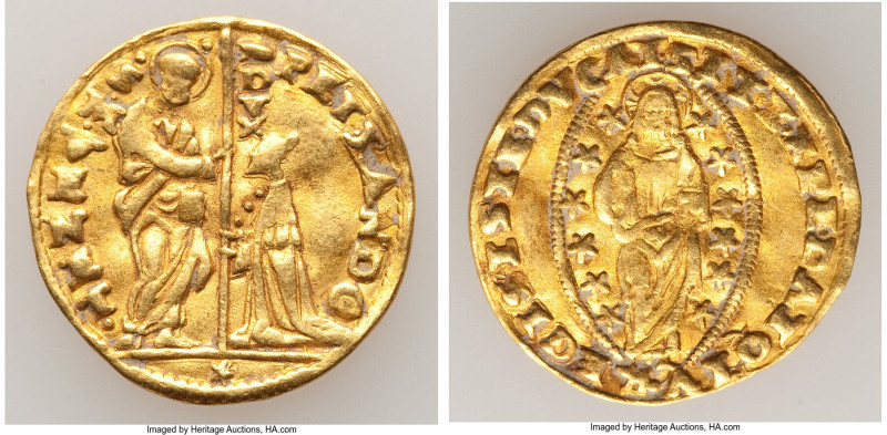 Venice. Pietro Lando gold Ducat ND (1539-1545) VF, Fr-1248. 21.1mm. 3.40gm. PET ...