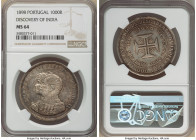 Carlos I 1000 Reis 1898 MS64 NGC, Lisbon mint, KM539, Gomes-14.01. Celebrating the 400th Anniversary of the Discovery of India. 

HID09801242017

© 20...