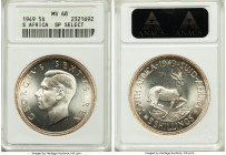 George VI 5 Shillings 1949 MS68 ANACS, Pretoria mint, KM40.1. ASW 0.7274 oz. 

HID09801242017

© 2022 Heritage Auctions | All Rights Reserved