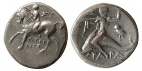CALABRIA, Tarentum. 272-240 BC. AR Nomos