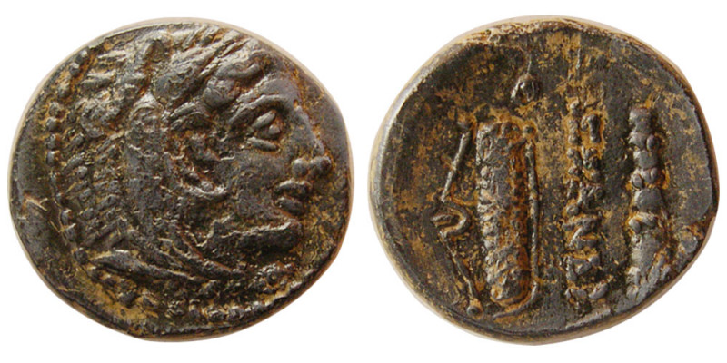 KINGS of MACEDON, Alexander III. 336-323 BC. Æ (4.04 gm; 18 mm). Uncertain mint ...