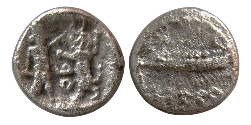 PHOENICIA, Sidon. Abd Astart (Straton) I. ca. 365-352 BC. AR Obol (0.68 gm; 9 mm...