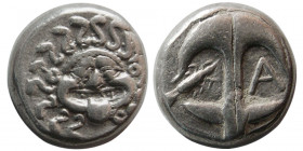 THRACE, Apollonia Pontika.  4th century BC. AR Drachm.