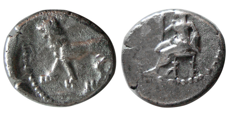 SATRAPS of BABYLONIA under Alexander. Mazaios (331-328 BC). AR 1/24 Stater (0.40...