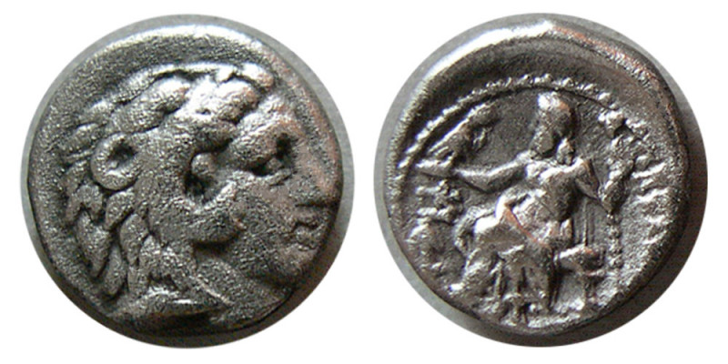 SELEUKID KINGDOM; Seleukos I Nikator, 312-281 BC. AR Obol (0.67 gm; 8 mm). Babyl...