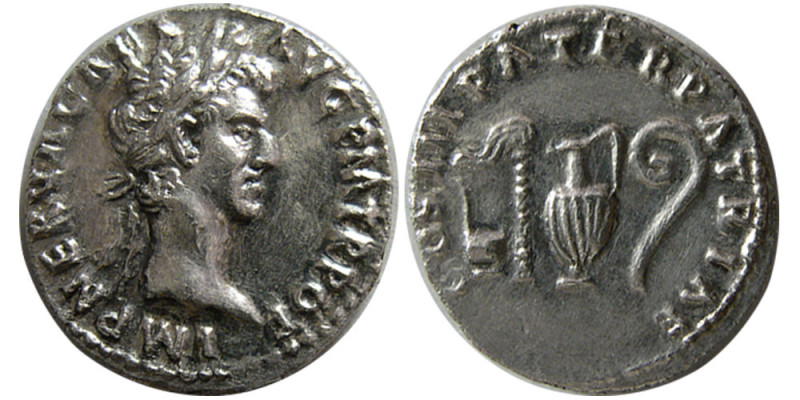 ROMAN EMPIRE. Nerva. 96-98 AD. AR Denarius (2.98 gm; 18 mm). Rome mint, struck 9...