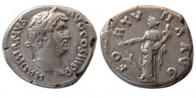 ROMAN EMPIRE. Hadrian. 117-138 AD. AR Denarius.