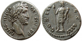 ROMAN EMPIRE. Antonius Pius Divus. 138-161 AD. AR Denarius.