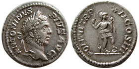 ROMAN EMPIRE. Caracalla. 198-217 AD. AR Denarius.