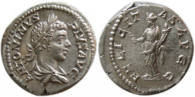 ROMAN EMPIRE. Caracalla. 198-217 AD. AR Denarius.