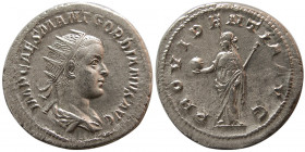 ROMAN EMPIRE. Gordian III. 238-244 AD. AR Heavy Antoninianus