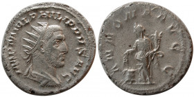 ROMAN EMPIRE. Philip I. 242-249 AD. AR Antoninianus.