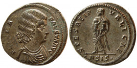 ROMAN EMPIRE. Fausta, (Wife of Constantine I). Æ Silvered Follis