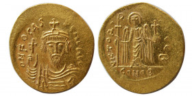 BYZANTINE EMPIRE. Phocas. 602-610 AD. Gold Solidus.