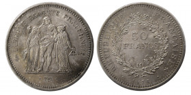FRANCE. 1978. Silver 50 francs.  Hercules group.