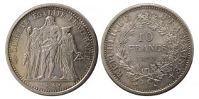 FRANCE. 1970. Silver 10 francs. Hercules group.