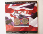 UNITED STATES. U.S. Minted Quarter Dollar-Hawaii.
