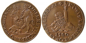 SPAINISH-NETHERLANDS, 1580. Æ Jeton.