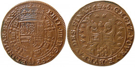 SPAINISH-NETHERLANDS, 1646. Æ Jeton.