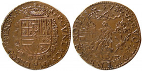 SPAINISH-NETHERLANDS, 1594. Æ Jeton.