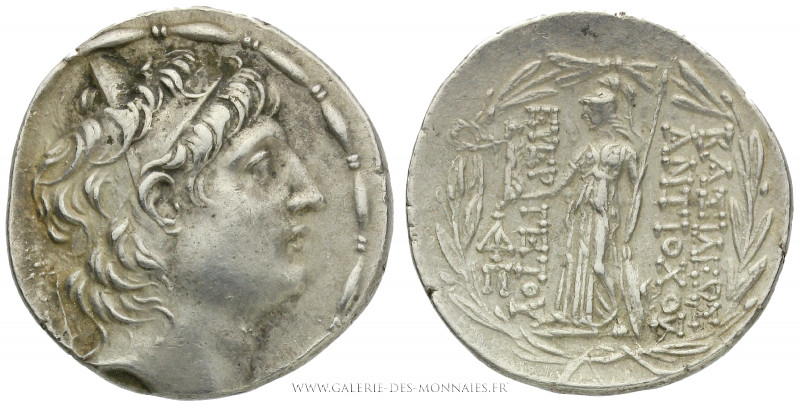 SYRIE - ROYAUME DE SYRIE, Antiochus VII Évergète (138-129 av. J.-C.), Tétradrach...