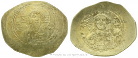 MICHEL VII Ducas (1071-1078), Nomisma histaménon frappé à Constantinople, (Électrum - 4,39 g - 30 mm - 6h)
A/ Buste nimbé du Christ de face.
R/ Bust...