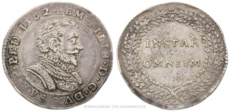 SAVOIE - DUCHÉ DE SAVOIE, Emmanuel Philibert (1553-1580), Lira 1562 P Chambéry, ...