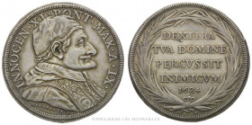 ITALIE, VATICAN - Grégoire XVI (1831-1846), Piastre 1684 AN IX Rome, (Argent - 31,91 g - 44,1 mm - 12h)
A/ INNOCEN. XI. PONT. MAX. A. IX. Buste à dro...